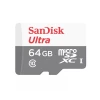 CARD MicroSD SANDISK, 64 GB, microSDXC, clasa 10, standard UHS-I U1, &quot;SDSQUNS-064G-GN3MN&quot;