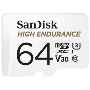 CARD MicroSD SANDISK, 64 GB, MicroSDXC, clasa 10, standard UHS-I U3, SDSQQNR-064G-GN6IA