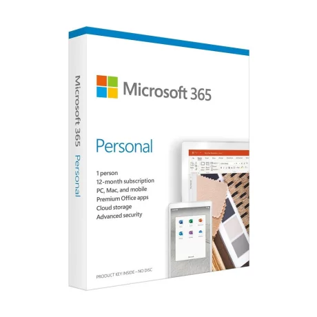 LICENTA electronica MICROSOFT, tip Office 365 Personal pt PC si Mac, 64/32 biti, engleza, 1 utilizator, valabilitate 1 an, utilizare Home, &quot;QQ2-00989&quot; (nu se returneaza)