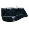 TASTATURI MICROSOFT, &quot;Natural Ergonomic&quot;, cu fir, 125 taste format standard (104-108 taste), USB, negru, &quot;B2M-00022&quot;  (include TV 0.75 lei)