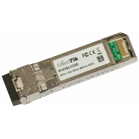 MODUL SFP+ MIKROTIK, Multi-mode, conector RJ45, 850 nm, 300 m, 10 Gbps, &quot;MT S+85DLC03D&quot;