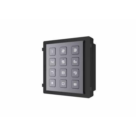 MODUL extensie HIKVISION, pt videointerfon cu tastatura, permite formarea codului de apartament sau a codului de acces, montaj aplicat sau ingropat (accesoriile de montaj nu sunt incluse), iluminare pe timp de noapte &quot;DS-KD-KP&quot;