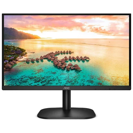 MONITOR AOC 23.8&quot;, home, office, IPS, Full HD (1920 x 1080), Wide, 250 cd/mp, 7 ms, HDMI, VGA, &quot;24B2XH&quot; (include TV 5 lei)