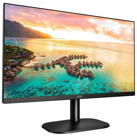 MONITOR AOC 23.8&quot;, home, office, IPS, Full HD (1920 x 1080), Wide, 250 cd/mp, 7 ms, HDMI, VGA, &quot;24B2XH&quot; (include TV 5 lei)
