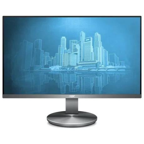 MONITOR AOC 23.8&quot;, Multimedia, IPS, Full HD (1920 x 1080), Wide, 250 cd/mp, 4 ms, HDMI, VGA, DisplayPort, &quot;I2490PXQU/BT&quot; (include TV 5 lei)