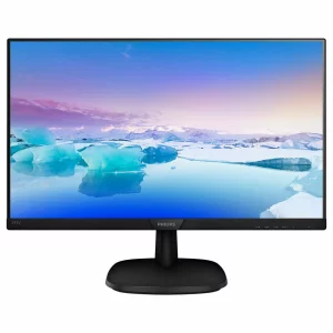 MONITOR PHILIPS 23.8&quot;, home, office, IPS, Full HD (1920 x 1080), Wide, 250 cd/mp, 8 ms, DVI, VGA, &quot;243V7QSB/01&quot; (include TV 5 lei)