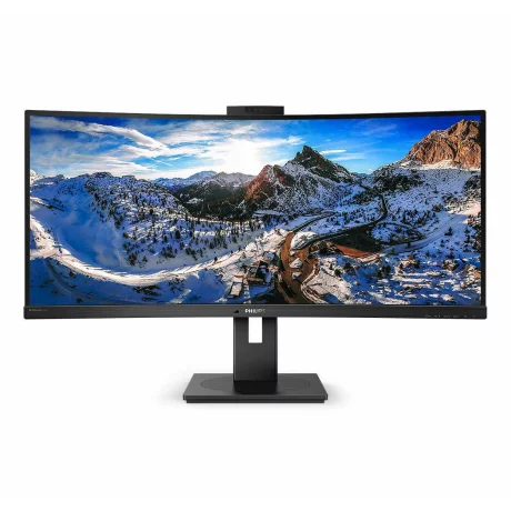 MONITOR PHILIPS 34&quot;, multimedia, VA, UWQHD (3440 x 1440), Wide, curbat, 500 cd/mp, 4 ms, HDMI, DisplayPort, &quot;346P1CRH/00&quot; (include TV 5 lei)