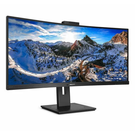 MONITOR PHILIPS 34&quot;, multimedia, VA, UWQHD (3440 x 1440), Wide, curbat, 500 cd/mp, 4 ms, HDMI, DisplayPort, &quot;346P1CRH/00&quot; (include TV 5 lei)