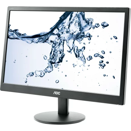 MONITOR AOC 18.5&quot;, home, office, TN, HD (FWXGA) (1366 x 768), Wide, 200 cd/mp, 5 ms, VGA, &quot;E970SWN&quot; (include TV 5 lei)