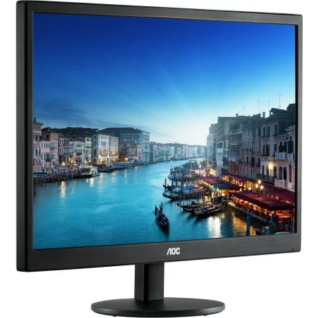 MONITOR AOC 19.5&quot;, home, office, TN, HD+ (1600 x 900), Wide, 200 cd/mp, 5 ms, VGA, &quot;E2070SWN&quot; (include TV 5 lei)