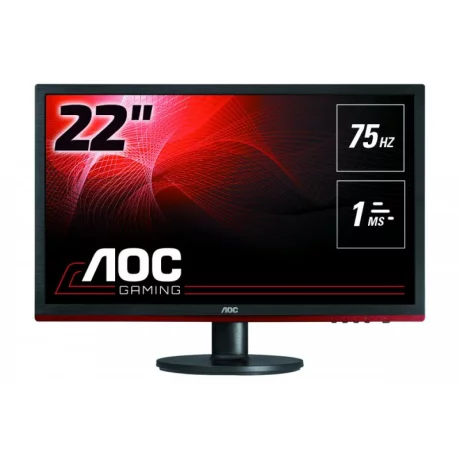MONITOR AOC 21.5&quot; gaming, TN, Full HD (1920 x 1080), Wide, 250 cd/mp, 1 ms, VGA, HDMI, DisplayPort, &quot;G2260VWQ6&quot; (include TV 5 lei)
