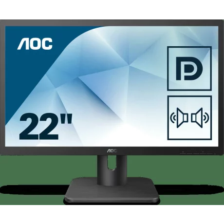 MONITOR AOC 21.5&quot;, multimedia, MVA, Full HD (1920 x 1080), Wide, 250 cd/mp, 5 ms, HDMI, VGA, DisplayPort, &quot;22E1Q&quot; (include TV 5 lei)