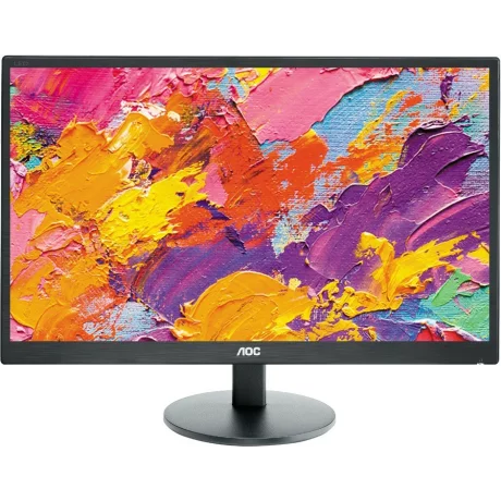 MONITOR AOC 23.6&quot;, home, office, TN, Full HD (1920 x 1080), Wide, 250 cd/mp, 1 ms, VGA, DVI, HDMI, &quot;E2470SWH&quot; (include TV 5 lei)