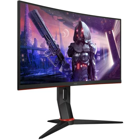 MONITOR AOC 24&quot; gaming, refresh 165Hz, VA, Full HD (1920 x 1080), Wide, curbat, 250 cd/mp, 1 ms, VGA, HDMI x 2, DisplayPort, &quot;C24G2U/BK &quot; (include TV 5 lei)