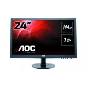 MONITOR AOC 24&quot; gaming, TN, Full HD (1920 x 1080), Wide, 350 cd/mp, 1 ms, VGA, DVI, HDMI, DisplayPort, &quot;G2460FQ&quot; (include TV 5 lei)