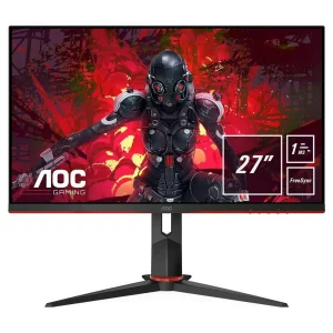 MONITOR AOC 27&quot; gaming, IPS, Full HD (1920 x 1080), Wide, 250 cd/mp, 5 ms, HDMI x 2, VGA, DisplayPort, &quot;27G2U5/BK&quot; (include TV 5 lei)