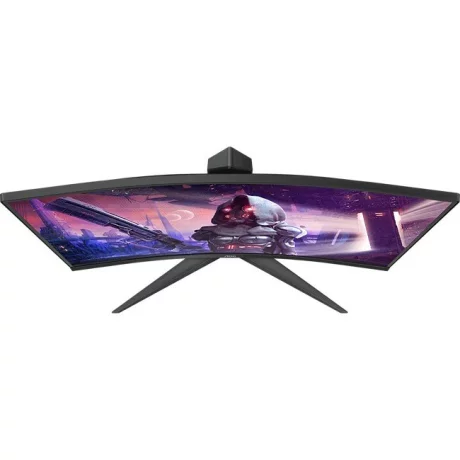 MONITOR AOC 27&quot;, gaming, VA, Full HD, 1920 x 1080, 165 Hz, Wide, curbat, 250 cd/mp, 4 ms, boxe integrate, 4 x USB 3.2, VGA, HDMI x 2, DisplayPort, &quot;C27G2U/BK &quot; (include TV 5 lei)