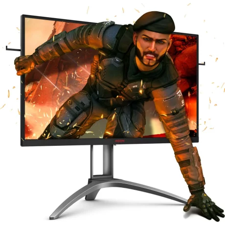 MONITOR AOC 27&quot; gaming, VA, WQHD (2560 x 1440), Wide, 400 cd/mp, 1 ms, HDMI, VGA, DisplayPort, &quot;AG273QX&quot; (include TV 5 lei)