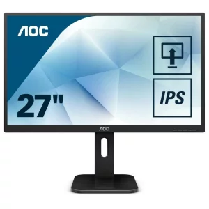 MONITOR AOC 27&quot;, home, office, IPS, Full HD (1920 x 1080), Wide, 250 cd/mp, 5 ms, VGA, DVI, HDMI, DisplayPort, &quot;27P1&quot; (include TV 5 lei)