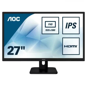 MONITOR AOC 27&quot;, home, office, IPS, Full HD (1920 x 1080), Wide, 250 cd/mp, 5 ms, VGA, HDMI, &quot;27E1H&quot; (include TV 5 lei)