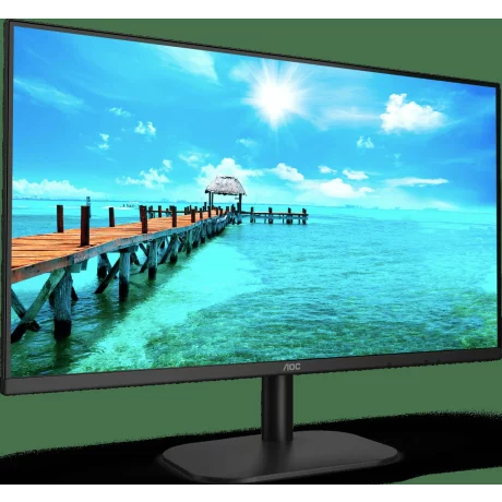 MONITOR AOC 27&quot;, home, office, IPS, Full HD (1920 x 1080), Wide, 250 cd/mp, 7 ms, HDMI, VGA, &quot;27B2H&quot; (include TV 5 lei)