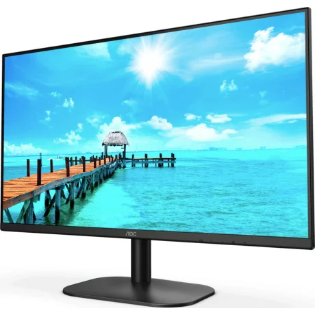 MONITOR AOC 27&quot;, home, office, IPS, Full HD (1920 x 1080), Wide, 250 cd/mp, 7 ms, HDMI, VGA, &quot;27B2H&quot; (include TV 5 lei)