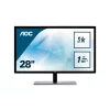 MONITOR AOC 28&quot;, home, office, TN, 4K UHD (3840 x 2160), Wide, 300 cd/mp, 1 ms, VGA, DVI, HDMI, DisplayPort, &quot;U2879VF&quot; (include TV 5 lei)