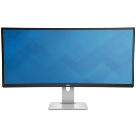 MONITOR DELL 34&quot;, grafica, IPS, UWQHD (3440 x 1440), Ultra Wide, curbat, 300 cd/mp, 6 ms, HDMI x 2, DisplayPort, mini-DisplayPort, &quot;U3415W-05&quot; (include TV 5 lei)
