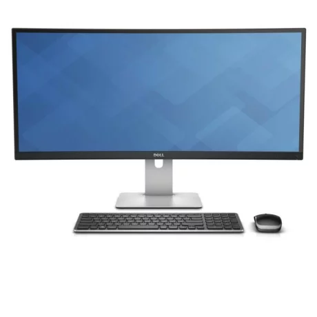 MONITOR DELL 34&quot;, grafica, IPS, UWQHD (3440 x 1440), Ultra Wide, curbat, 350 cd/mp, 5 ms, HDMI x 2, DisplayPort, mini-DisplayPort, &quot;U3415W&quot; (include TV 5 lei)