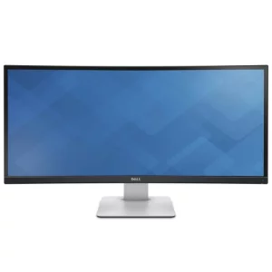 MONITOR DELL 34&quot;, grafica, IPS, UWQHD (3440 x 1440), Ultra Wide, curbat, 350 cd/mp, 5 ms, HDMI x 2, DisplayPort, mini-DisplayPort, &quot;U3415W&quot; (include TV 5 lei)