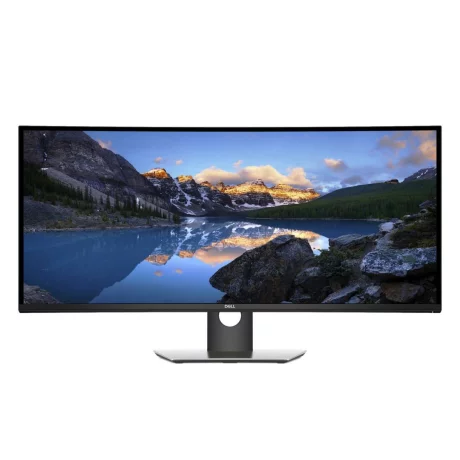 MONITOR DELL 37.5&quot;, home, office, IPS, WQHD+ (3840 x 1600), Ultra Wide, curbat, 350 cd/mp, 5 ms, HDMI x 2, DisplayPort, &quot;U3818DW&quot; (include TV 5 lei)
