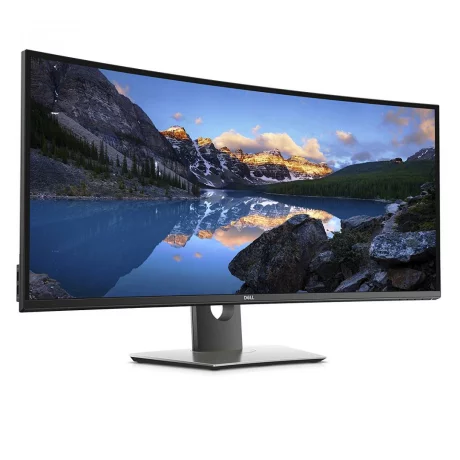 MONITOR DELL 37.5&quot;, home, office, IPS, WQHD+ (3840 x 1600), Ultra Wide, curbat, 350 cd/mp, 5 ms, HDMI x 2, DisplayPort, &quot;U3818DW&quot; (include TV 5 lei)