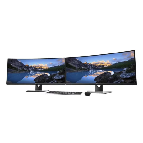 MONITOR DELL 37.5&quot;, home, office, IPS, WQHD+ (3840 x 1600), Ultra Wide, curbat, 350 cd/mp, 5 ms, HDMI x 2, DisplayPort, &quot;U3818DW&quot; (include TV 5 lei)