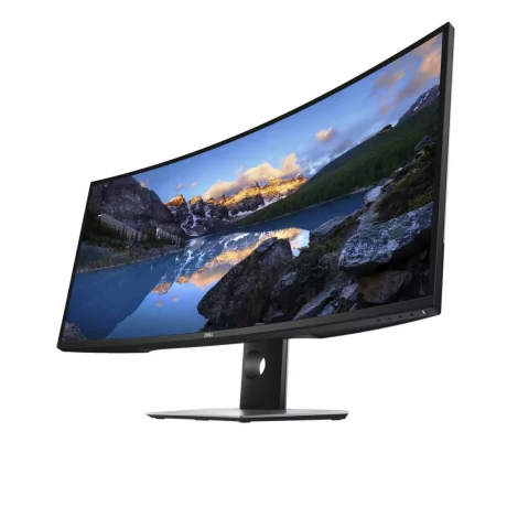 MONITOR DELL 37.5&quot;, home, office, IPS, WQHD+ (3840 x 1600), Ultra Wide, curbat, 350 cd/mp, 5 ms, HDMI x 2, DisplayPort, &quot;U3818DW&quot; (include TV 5 lei)