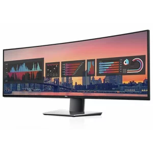 MONITOR DELL 49&quot;, multimedia, IPS, 5K UHD (5120 x 1440), Ultra Wide, curbat, 350 cd/mp, 5 ms, HDMI x 2, DisplayPort, &quot;210-ARGK&quot; (include TV 5 lei)