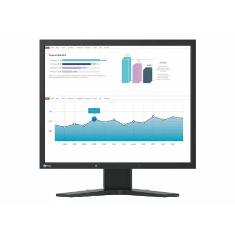 MONITOR Eizo 19&quot;, home, office, IPS, SXGA (1280 x 1024), clasic, 250 cd/mp, 14 ms, VGA, DVI, DisplayPort, &quot;S1934H-BK&quot; (include TV 5 lei)
