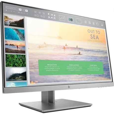 MONITOR HP 23&quot;, home, office, IPS, Full HD (1920 x 1080), Wide, 250 cd/mp, 5 ms, VGA, HDMI, DisplayPort, &quot;1FH46AA&quot; (include TV 5 lei)