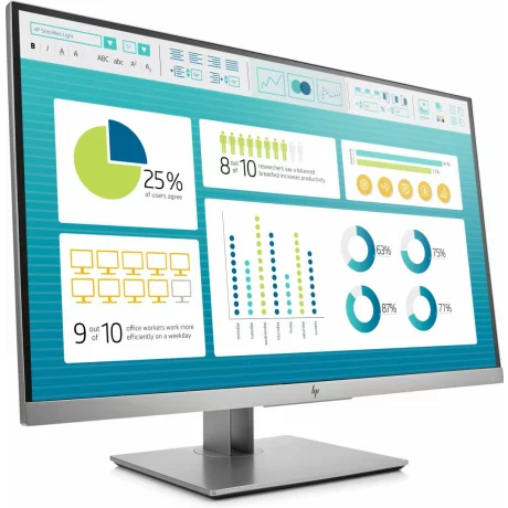 MONITOR HP 27&quot;, home, office, IPS, Full HD (1920 x 1080), Wide, 250 cd/mp, 5 ms, HDMI, VGA, DisplayPort, &quot;1FH50AA&quot; (include TV 5 lei)