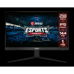 MONITOR MSI 23.8&quot;, gaming, IPS, Full HD (1920 x 1080), Wide, 250 cd/mp, 1 ms, HDMI x 2, DisplayPort, &quot;9S6-3BA41T-002&quot; (include TV 5 lei)