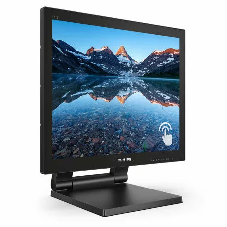 MONITOR PHILIPS 17&quot;, afisaj indoor, touchscreen, TN, SXGA (1280 x 1024), clasic, 250 cd/mp, 1 ms, VGA, DVI, HDMI, DisplayPort, &quot;172B9T/00&quot; (include TV 5 lei)