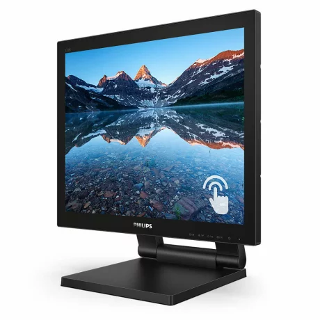 MONITOR PHILIPS 17&quot;, afisaj indoor, touchscreen, TN, SXGA (1280 x 1024), clasic, 250 cd/mp, 1 ms, VGA, DVI, HDMI, DisplayPort, &quot;172B9T/00&quot; (include TV 5 lei)
