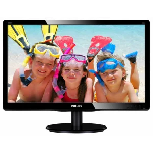 MONITOR PHILIPS 19.5&quot;, home, office, MVA, Full HD (1920 x 1080), Wide, 250 cd/mp, 8 ms, VGA, DVI, &quot;200V4QSBR/00&quot; (include TV 5 lei)