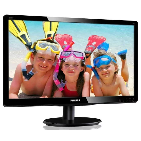 MONITOR PHILIPS 19.5&quot;, home, office, MVA, Full HD (1920 x 1080), Wide, 250 cd/mp, 8 ms, VGA, DVI, &quot;200V4QSBR/00&quot; (include TV 5 lei)