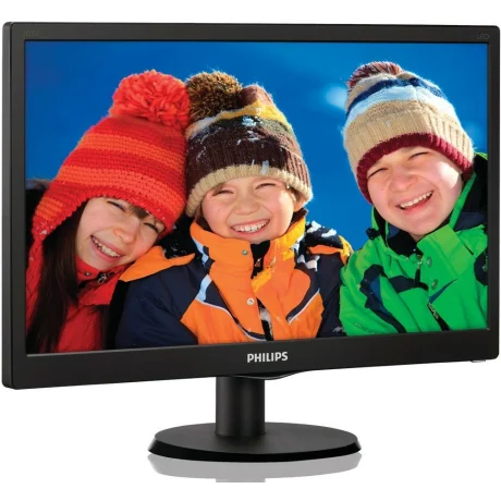 MONITOR PHILIPS 19.5&quot;, home, office, TN, HD+ (1600 x 900), Wide, 200 cd/mp, 5 ms, VGA, &quot;203V5LSB26/10&quot; (include TV 5 lei)