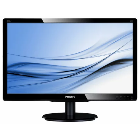 MONITOR PHILIPS 19.5&quot;, home, office, TN, HD+ (1600 x 900), Wide, 200 cd/mp, 5 ms, VGA, DVI, &quot;200V4LAB2/00&quot; (include TV 5 lei)