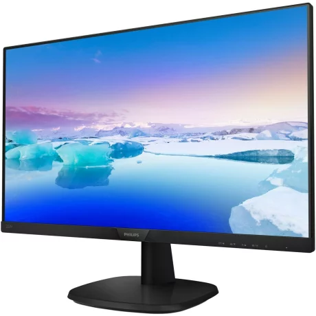 MONITOR PHILIPS 21.5&quot;, home, office, IPS, Full HD (1920 x 1080), Wide, 250 cd/mp, 5 ms, VGA, DVI, HDMI, &quot;223V7QDSB/00&quot; (include TV 5 lei)