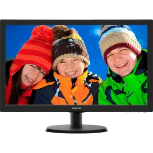 MONITOR PHILIPS 21.5&quot;, home, office, TN, Full HD (1920 x 1080), Wide, 200 cd/mp, 5 ms, VGA, &quot;223V5LSB2/10&quot; (include TV 5 lei)