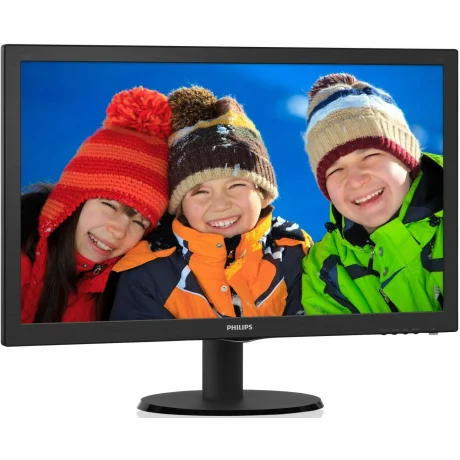 MONITOR PHILIPS 21.5&quot;, home, office, TN, Full HD, Wide, 200 cd/mp, 5 ms, VGA, HDMI, &quot;223V5LHSB2/01&quot; (include TV 5 lei)