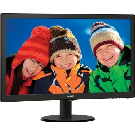 MONITOR PHILIPS 21.5&quot;, home, office, TN, Full HD (1920 x 1080), Wide, 250 cd/mp, 5 ms, VGA, DVI, &quot;223V5LSB/00&quot; (include TV 5 lei)