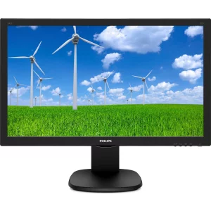 MONITOR PHILIPS 23.6&quot;, home, office, TFT, Full HD (1920 x 1080), Wide, 250 cd/mp, 1 ms, HDMI, VGA, &quot;243S5LHMB/00&quot; (include TV 5 lei)
